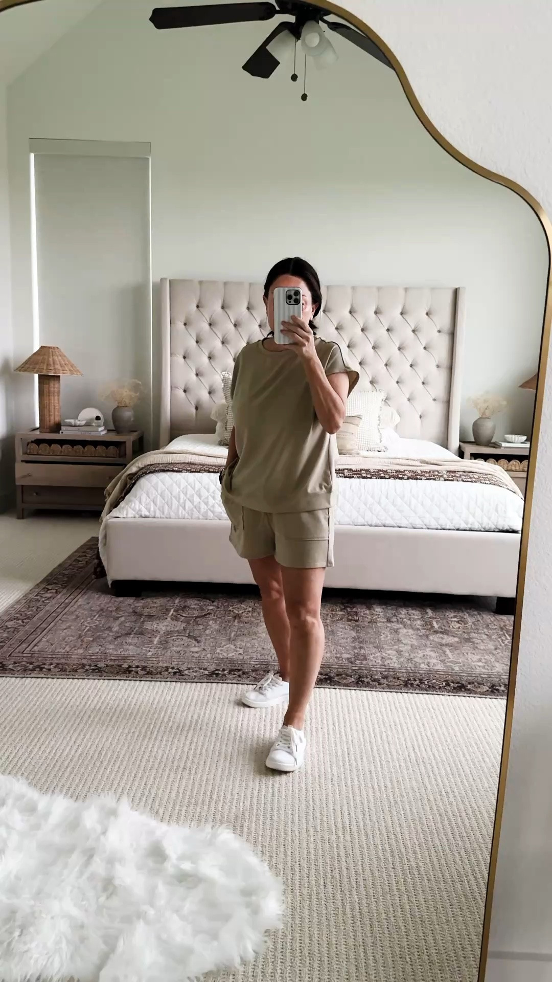 Easy everyday outfit that feels put together without trying 🤍 Neutral matching sets are one of my favorite throw-on-and-go pieces because they work for errands, travel days, school pickup, coffee runs, and casual weekends. Paired this soft neutral set with simple white sneakers for an effortless casual outfit that still looks elevated. Save for later & Follow me on LTK for daily fashion, home decor & Amazon finds. Tap the bell to subscribe so you don’t miss any posts.

#LTKmomlife #LTKootd #LTKTravel