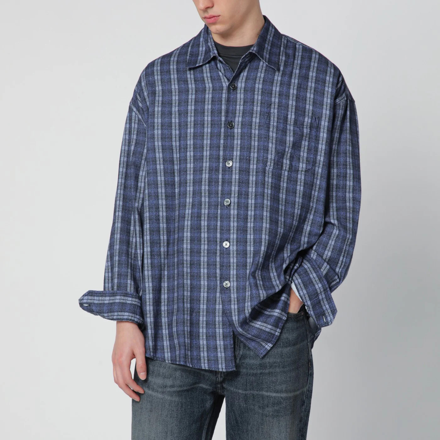 Cotton check shirt | The Double F