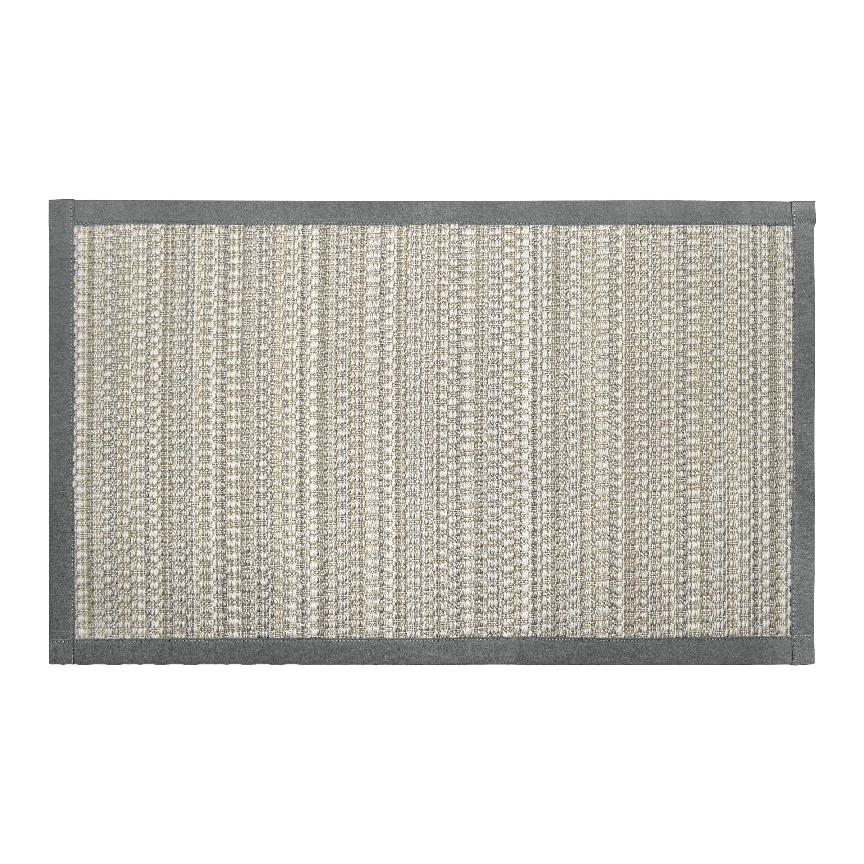 Better Homes & Gardens Grey Woven Kitchen Rug - Grey Border - Walmart.com | Walmart (US)