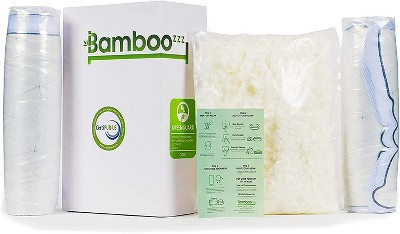 BAMBOOzzz Bed Pillow 2 Pack - Soft Adjustable Cross Cut Shredded Memory Foam for All Sleeping Types-Cooling Rayon Bamboo Washable Cover King | Target