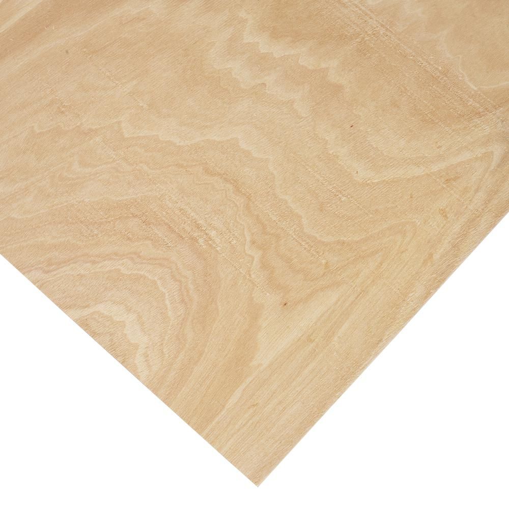 1/8 in. x 4 ft. x 4 ft. PureBond Radius Bending Plywood Project Panel | The Home Depot