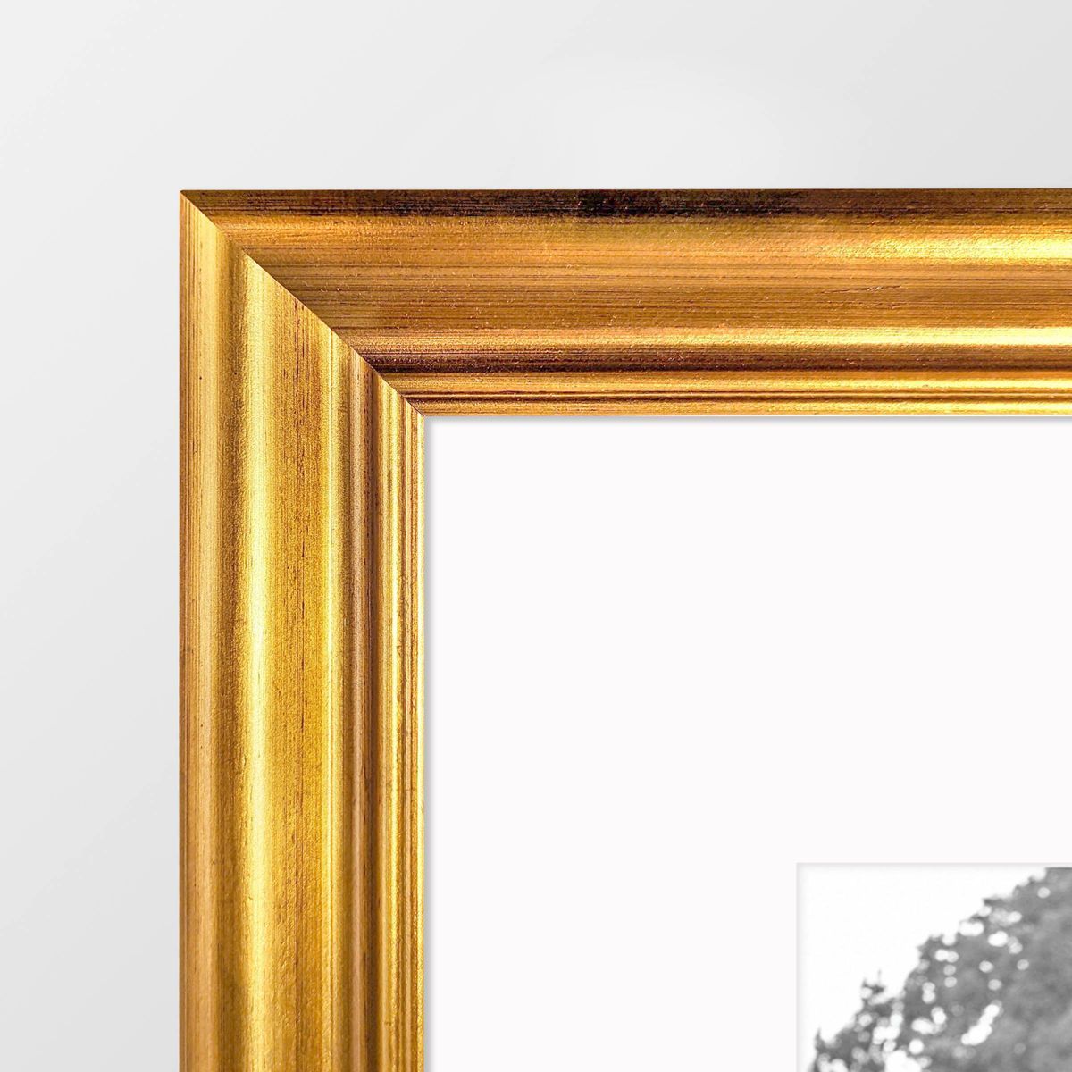 Wood Antique Wall Frame Brass - Threshold™ | Target
