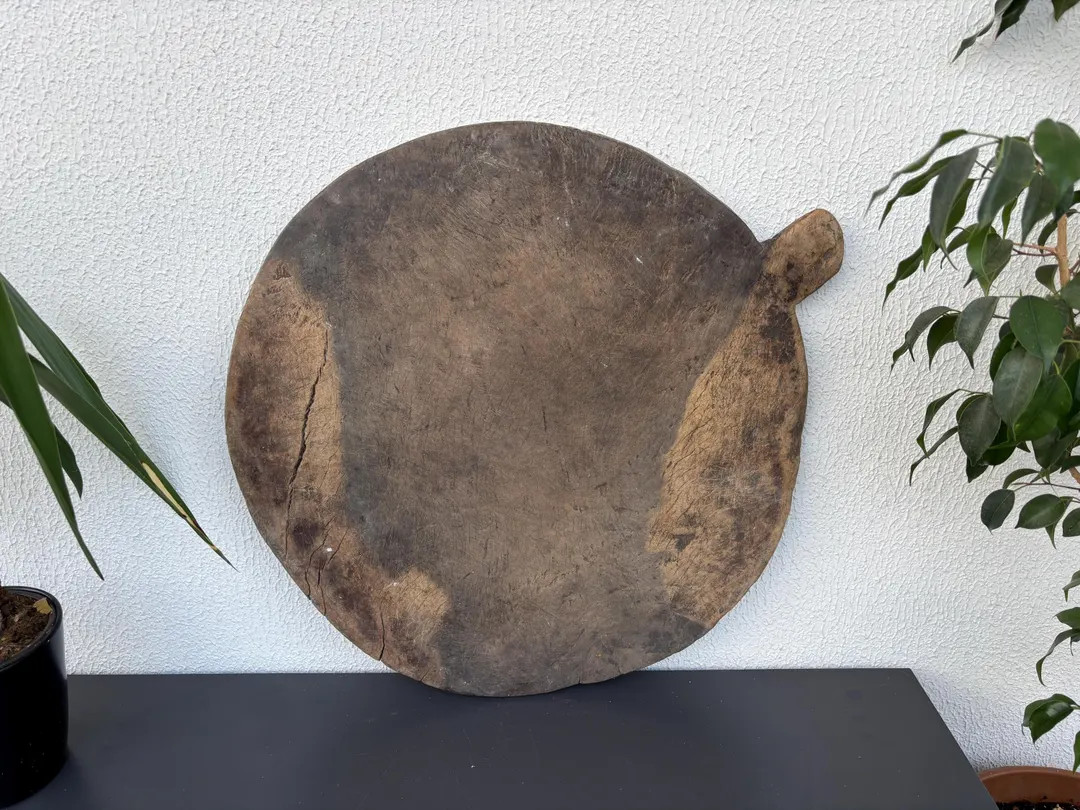 Vintage Turkish Wooden Dough Board: Rustic Farmhouse Kitchen Decor - Etsy Canada | Etsy (US)