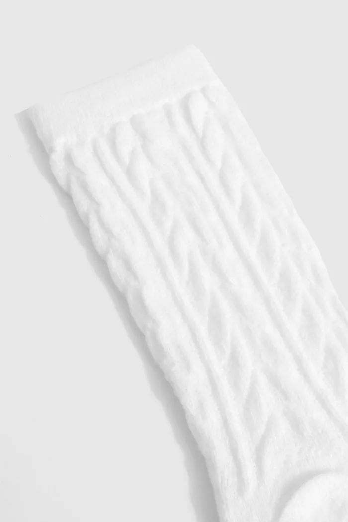 Cable Knit Cozy Socks | boohoo (US & Canada)