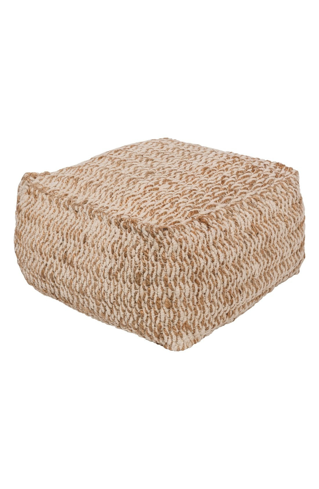 Surya Home 'Oak Cove' Jute & Cotton Pouf | Nordstrom