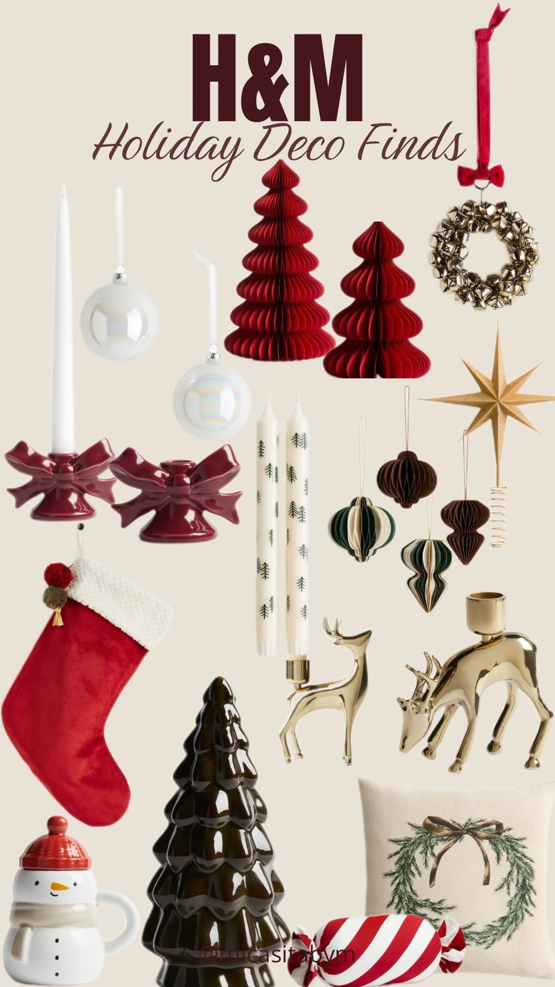 H&M Holiday Deco Finds 

#LTKSeasonal #LTKHome