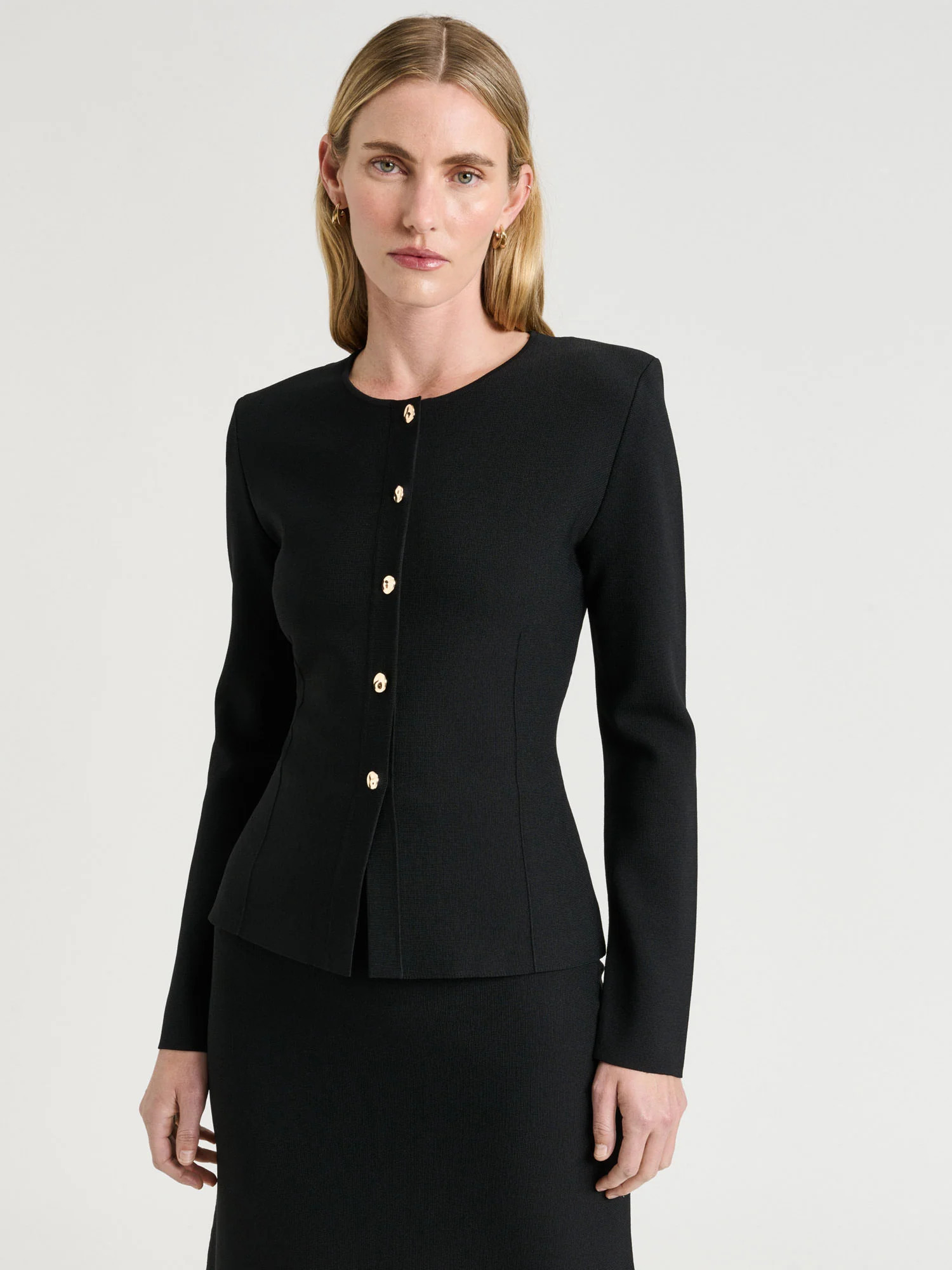 Milano Round Neck Jacket | Veronika Maine AU
