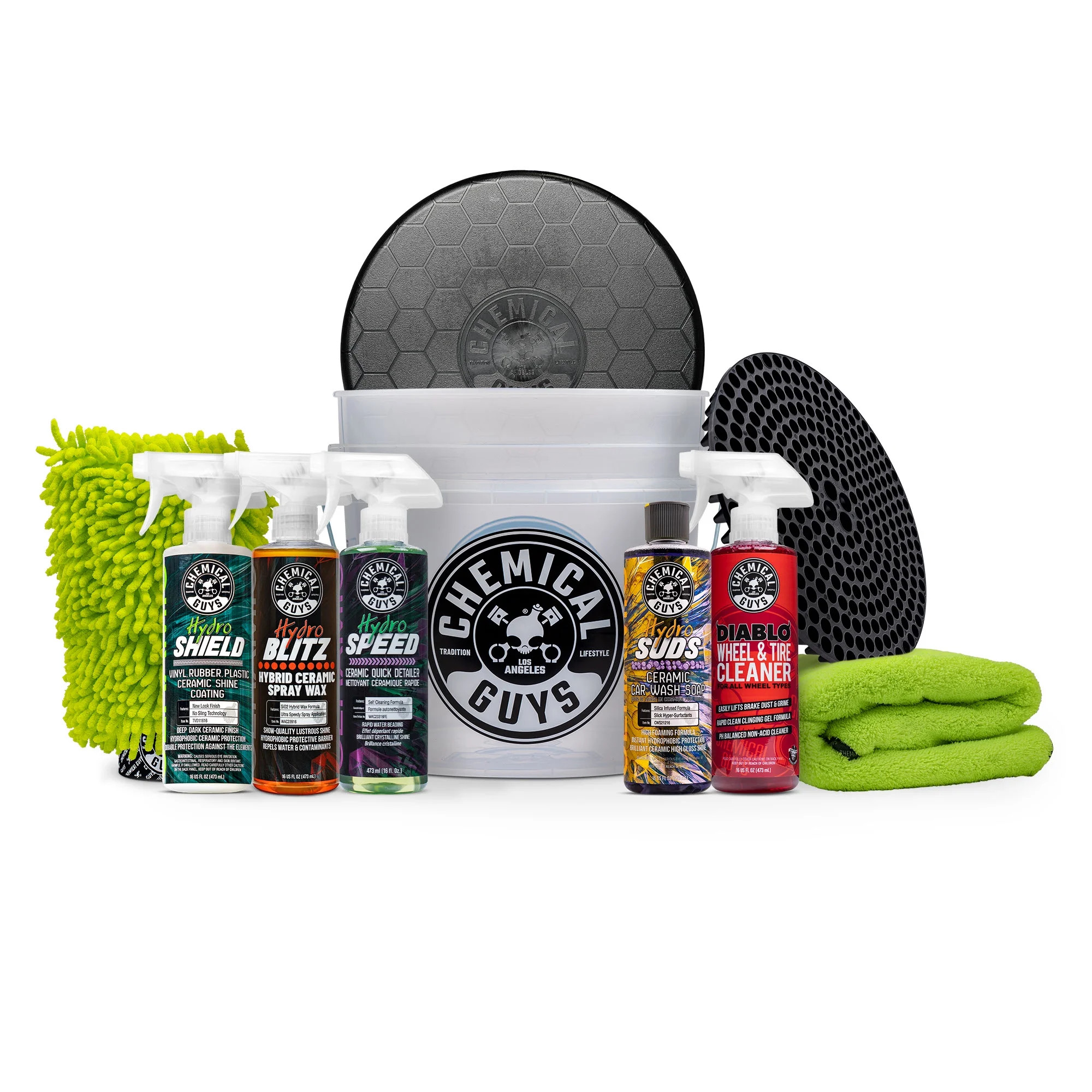 Chemical Guys Premium Exterior Ceramic Detail Bucket Kit, 10 Piece | Walmart (US)