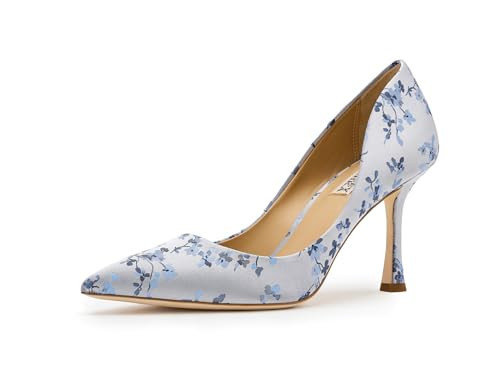 Badgley Mischka's Wonder Pump, Blue Floral, 10.0 | Amazon (US)