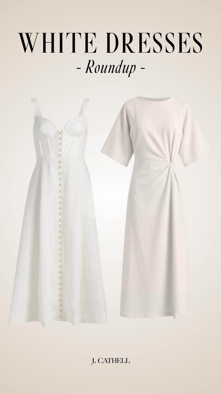A good white dress is the unofficial uniform of summer ☀️🤍

From casual daytime styles to vacation-ready favorites and dresses perfect for brunch, beach dinners, bridal events, and everything in between, this roundup is filled with the white dresses I am loving right now.

Easy, timeless, and endlessly versatile, these are the pieces you'll reach for all season long—and probably for many summers to come.

Shop the full White Dress Roundup below. ✨ 

 #WhiteDress #SummerStyle #LTKStyle #LTKFinds #SummerFashion #VacationStyle #ResortWear #WhiteDressSeason #SummerWardrobe #ClassicStyle #EffortlessStyle #FashionFinds #VacationOutfits #StyleInspiration

#LTKSeasonal #LTKootd #LTKSeasonal #LTKOver40