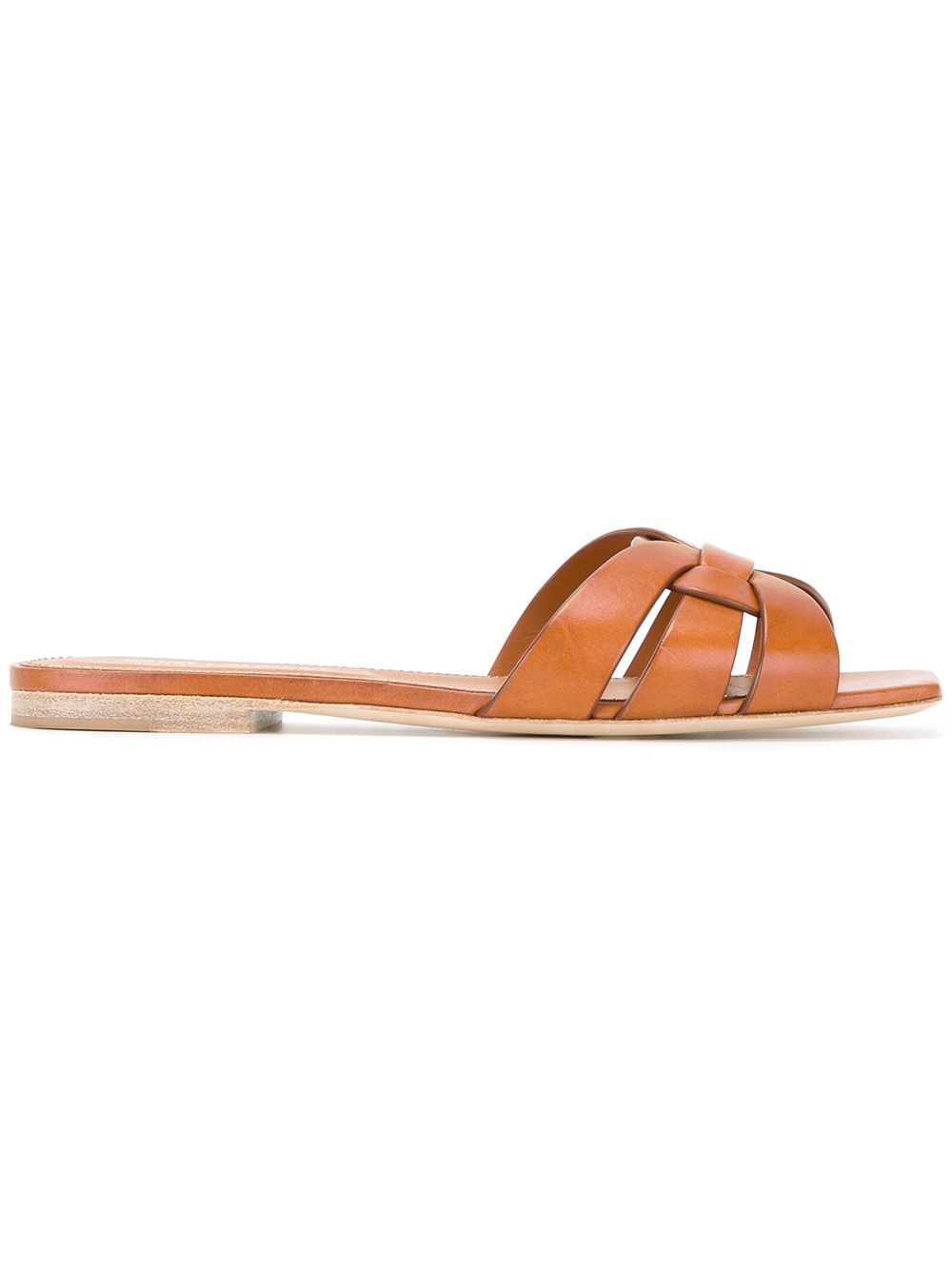 Saint Laurent Nu Pieds 05 strappy sandals - Brown | FarFetch Global