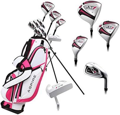 Aspire X1 Ladies Womens Complete Right Handed Golf Clubs Set Includes Driver, Fairway, Hybrid, 6-... | Amazon (US)