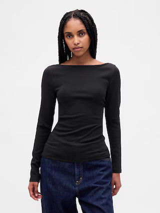 Modern Boatneck T-Shirt | Gap (US)