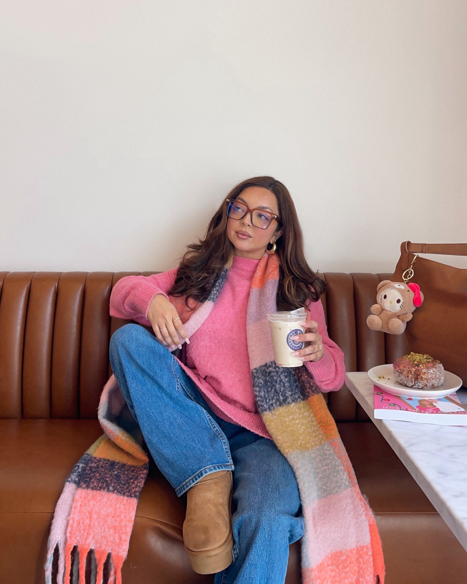 Colorful winter outfit - scarves, colorful scarf, Uggs outfit 

#LTKootd #LTKFindsUnder50 #LTKSaleAlert