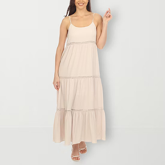 new!White Mark Sleeveless Sundress | JCPenney