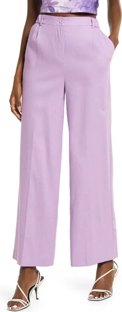 Linen Blend Trousers | Nordstrom