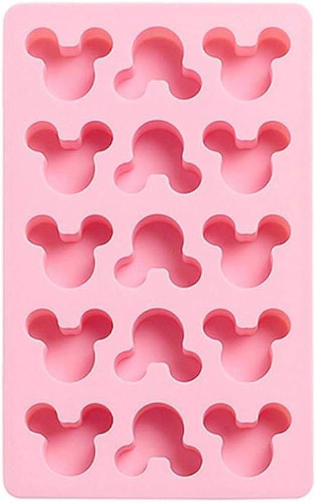 QIANHUA Honeycomb Ice Cube Tray 15 Cubes Silicone Strawberry Mickey Shape Ice Cube Maker Mold Wit... | Amazon (US)