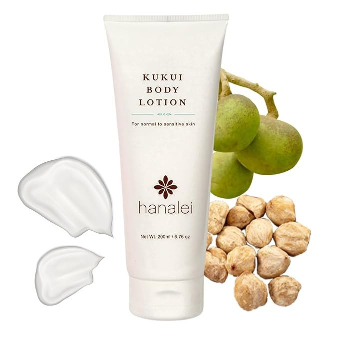 Hanalei Cruelty-Free and Paraben-Free Kukui Body Lotion – Dye-Free Moisturizer with Kukui Nut O... | Amazon (US)
