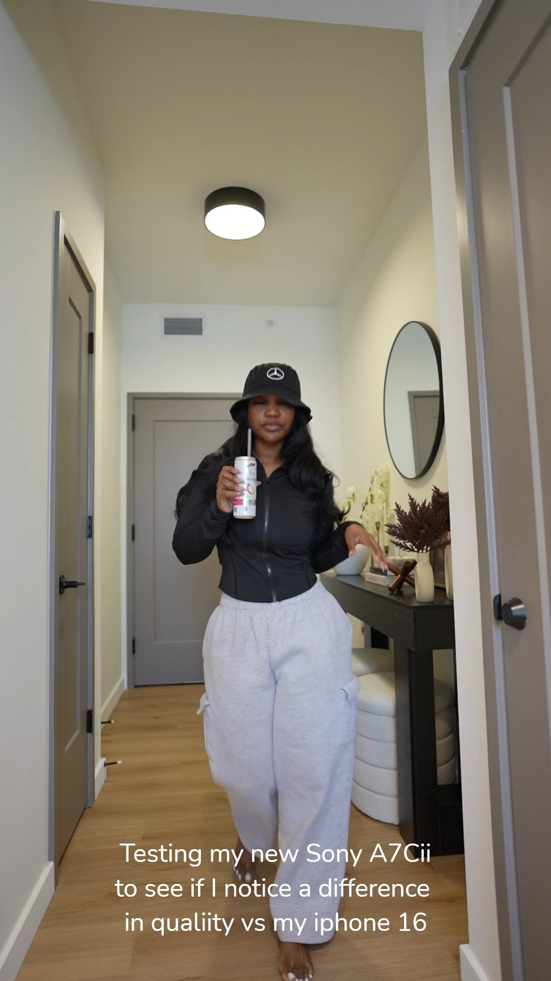 Testing out my Sony and trying to adjust the settings and lighting for better quality.
Wearing a L in the jacket and medium in sweatpants✨

#LTKvlog