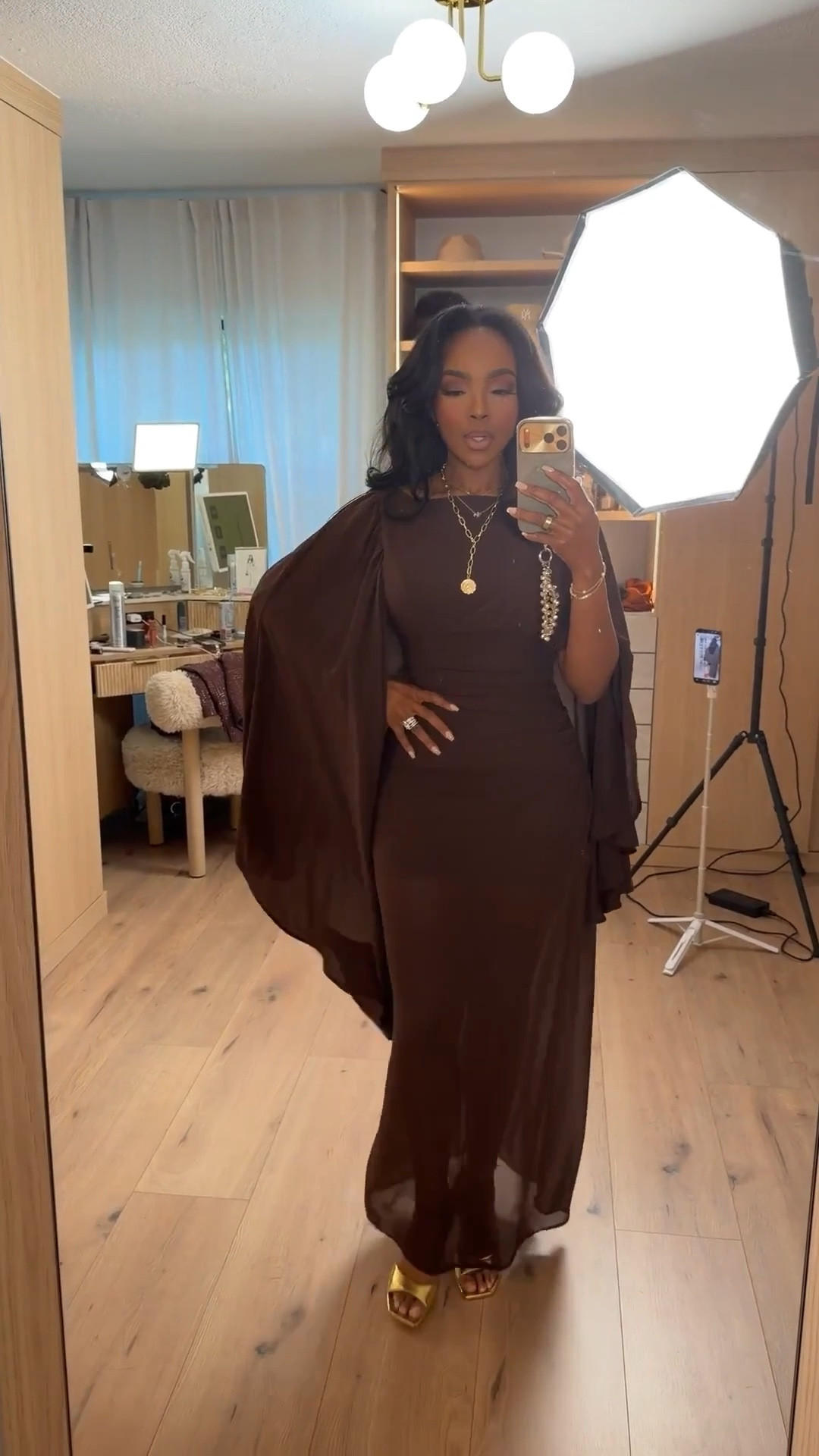  This look is soft, romantic, and effortlessly elevated with rich tones that feel timeless and luxe. Styled to move beautifully and flatter from every angle, this is the kind of outfit you’ll reach for beyond just one night.

Perfect for Valentine’s dinner, date night, cocktail hour, or an elevated girls’ night out.

📏 Sizing:
Wearing size Small

This is one of those pieces that can be styled multiple ways — heels for a dressy moment or flats for a softer vibe. When you invest in versatile silhouettes like this, the cost per wear drops fast and it becomes a true long-term closet staple.

Tap to get details and save this look for later 🤎

Brown Valentine’s Day outfit, romantic date night outfit, neutral Valentine’s look, elegant evening outfit, chic brown dress styling, timeless Valentine’s outfit inspiration.

Follow me on Instagram and YouTube @kirasfashionfinds

#LTKPetite