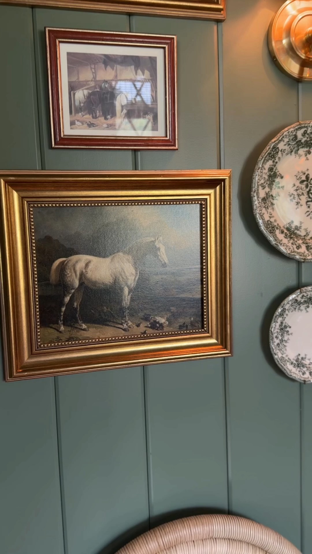 Beautiful framed equestrian look for less