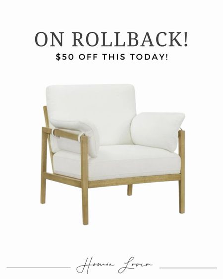On rollback! $50 off this gorgeous accent chair from Walmart!

furniture, home decor, interior design, accent chair #OnRollback #Walmart 

Follow my shop @homielovin on the @shop.LTK app to shop this post and get my exclusive app-only content!

#LTKHome #LTKSaleAlert #LTKSeasonal