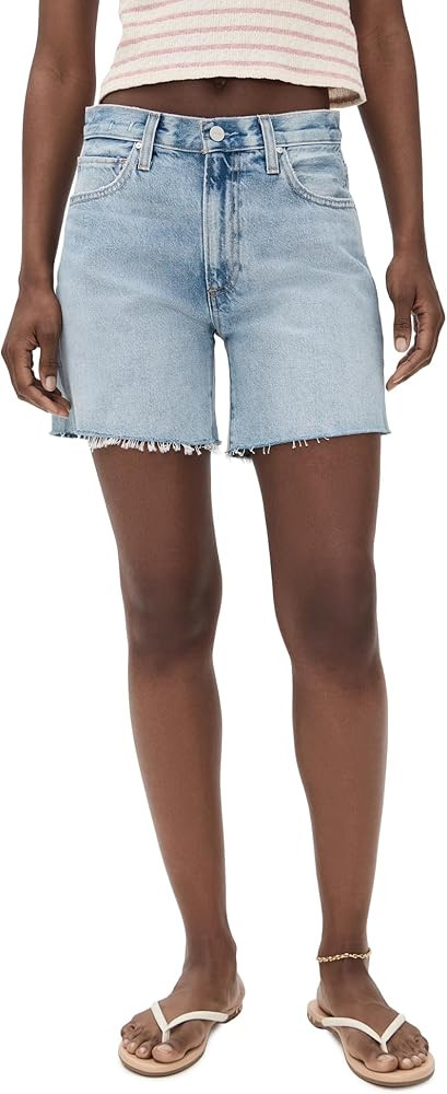 PAIGE Women's Archie Grand Tour Long Shorts | Amazon (US)