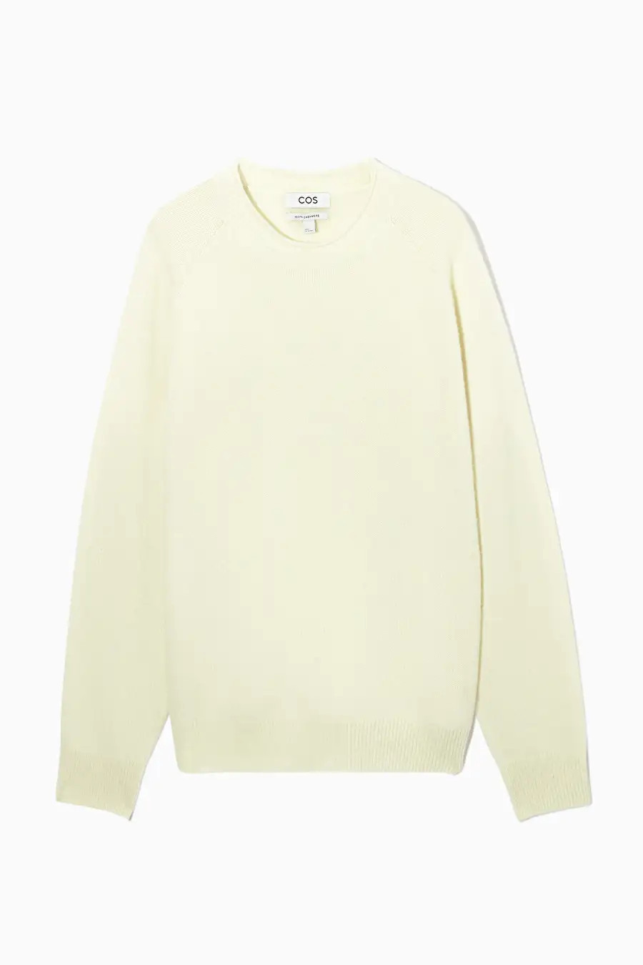 RELAXED-FIT PURE CASHMERE TOP - CREAM - COS | COS UK