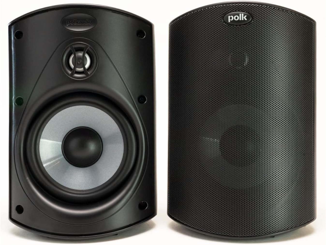 Polk Audio Atrium 4 Outdoor Speakers, Powerful Bass (Pair, Black) | Amazon (US)