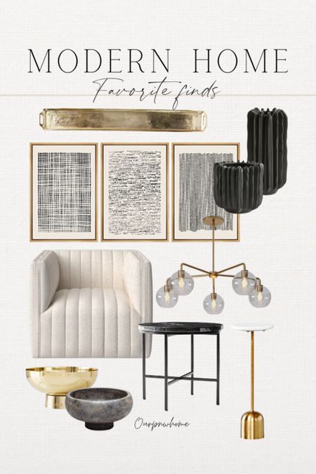 Favorite finds for the modern home!

Modern wall art, abstract wall art, textured vase, textured planter pot, modern home decor, modern chandelier, modern light fixture, gold bowl, black bowl, gold tray, end table, side table, swivel armchair, accent chair, black and white home

#LTKstyletip #LTKFind #LTKhome