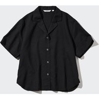 Uniqlo - Short Sleeve Shirt - Black - XXS | UNIQLO (UK)