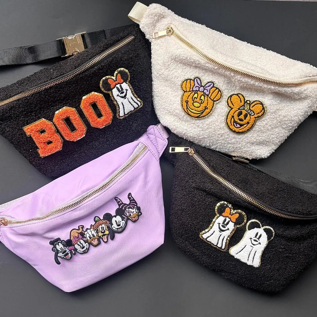 Halloween Fanny Pack | Theme Park Fanny Pack With Patches | Spooky Bag | Disney Halloween | Hallo... | Etsy (ES)