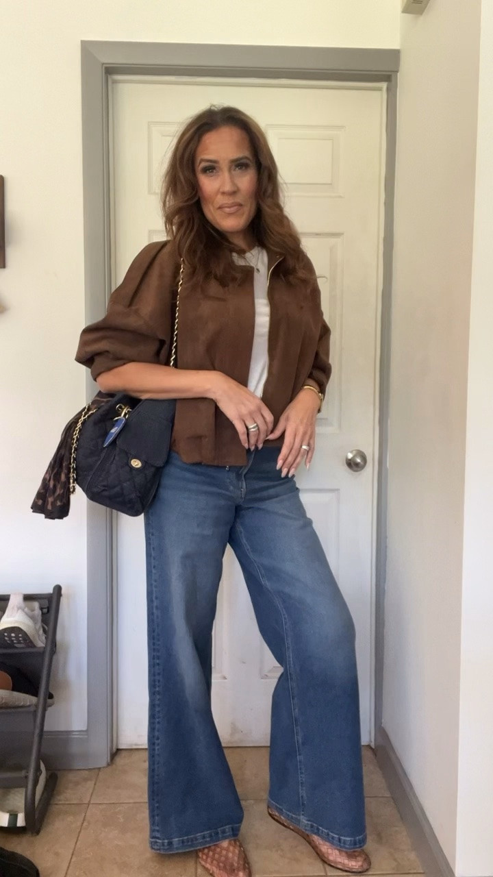 Outfit I wore to “meet the teachers” night at school. Prefall outfit, Fall outfit,
mom style, Prefall outfits over 40 #LaidbackLuxeLife

Jacket: M (this is Zara so I linked Amazon version since I’m not a Zara creator)
Tshirt: M
Jeans: 30
Shoes: Run TTS

Hey Beautiful! Feel free to comment on this post if you have any questions! 🫶🏽

Follow me for more fashion finds, beauty faves, lifestyle, home decor, sales and more! So glad you’re here!! XO, Karma

#LTKootd #LTKOver40 #LTKmomlife