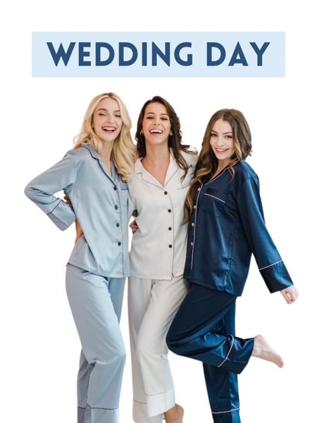 Bridesmaid pajamas. Getting ready photos. Bridesmaid gifts. Blue bridesmaid pajamas. Bridesmaid proposal.

#LTKSeasonal #LTKGiftGuide #LTKWedding