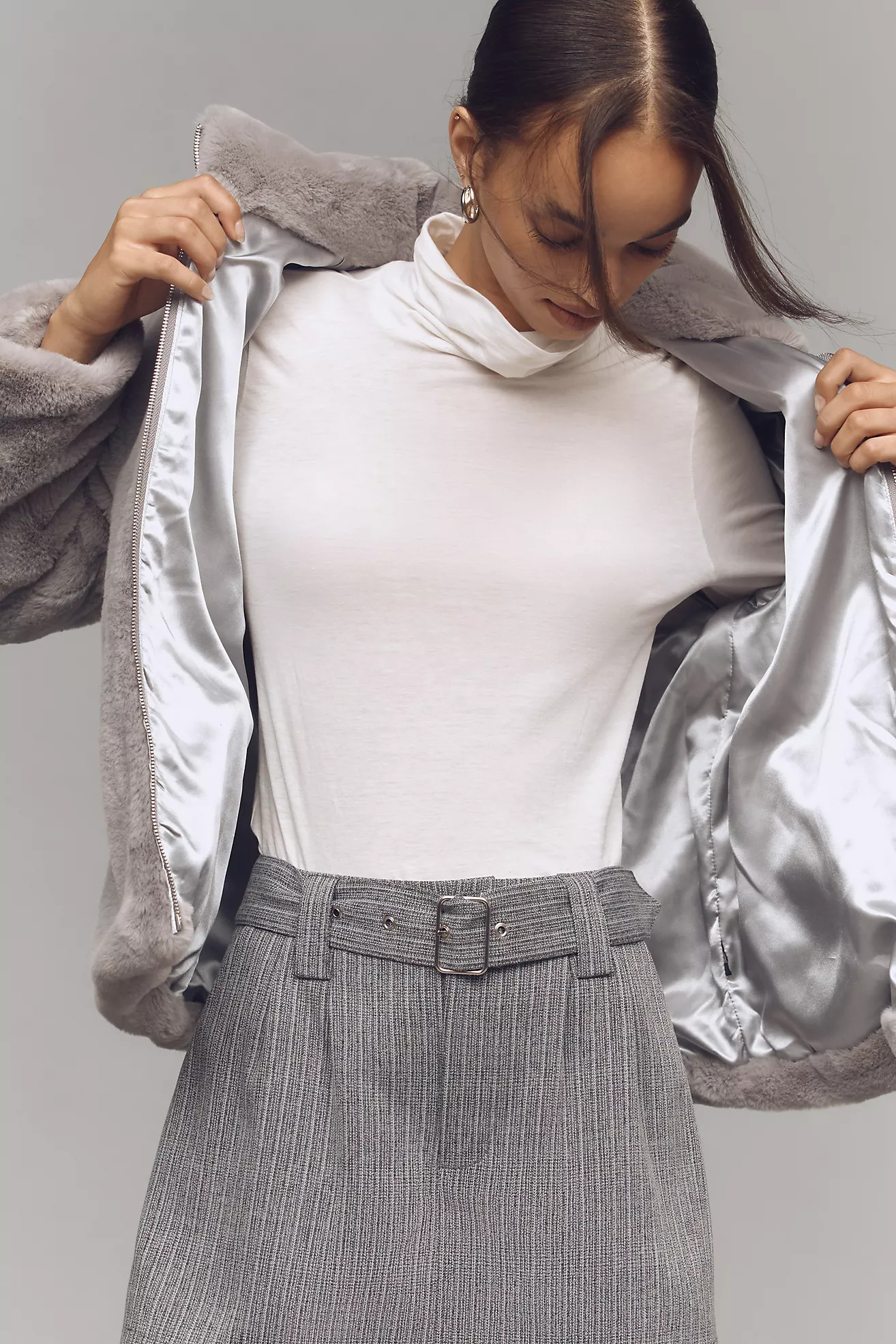 Sanctuary Cropped Faux-Fur Coat | Anthropologie (US)