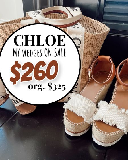 Chloe Wedges on major sale! Now: $260 (org. $325) / See by Chloe

#LTKstyletip #LTKshoecrush #LTKsalealert