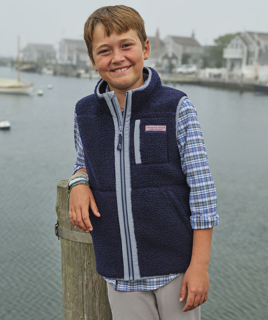 Boys' High-Pile SuperShep™ Vest | vineyard vines
