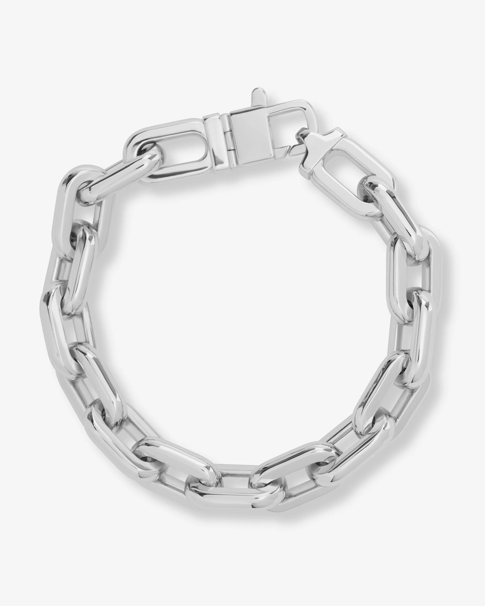 Frankie Chain Link Bracelet 10mm | Bold Silver Jewelry | Melinda Maria Jewelry