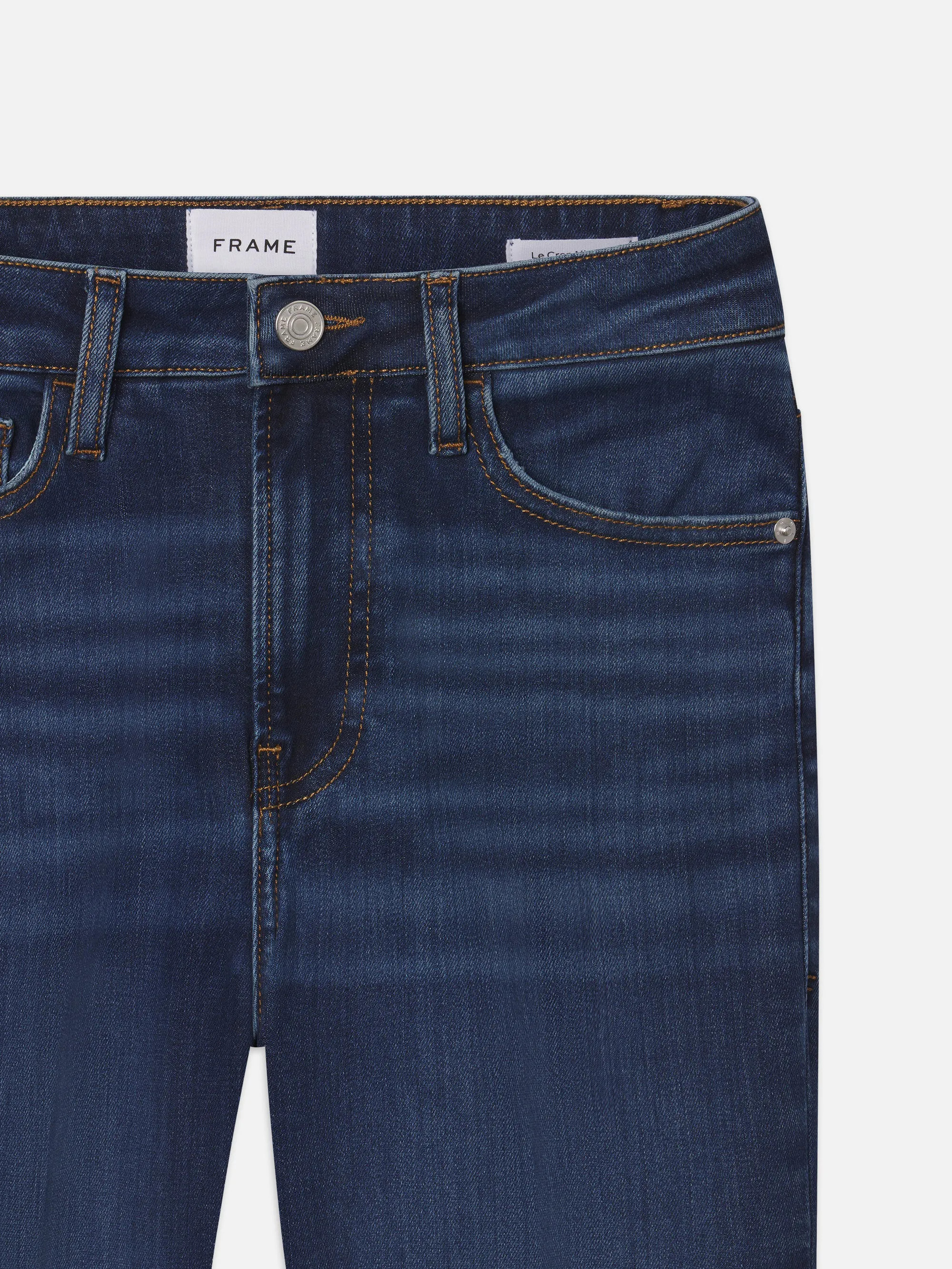 Le Crop Mini Boot  in  Lupine | Frame Denim