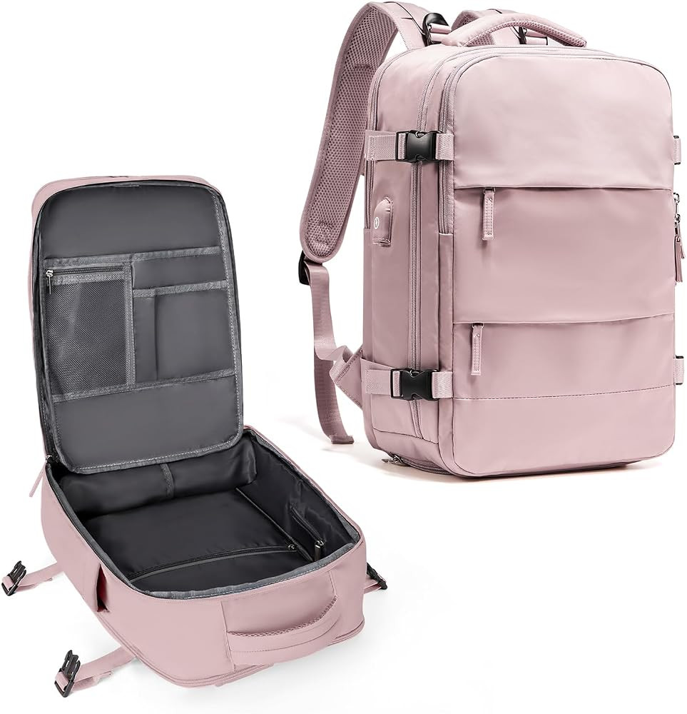 coowoz Large Travel Backpack For Women Men,Carry On Backpack,Hiking Backpack Waterproof Outdoor S... | Amazon (US)