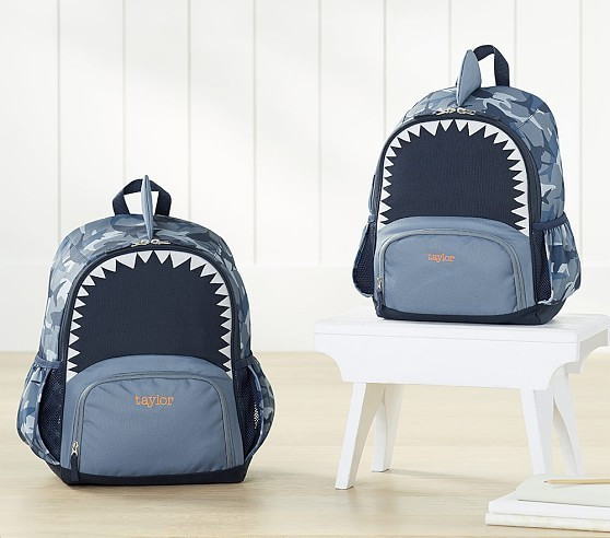 Mackenzie Critter Shark Backpacks | Pottery Barn Kids