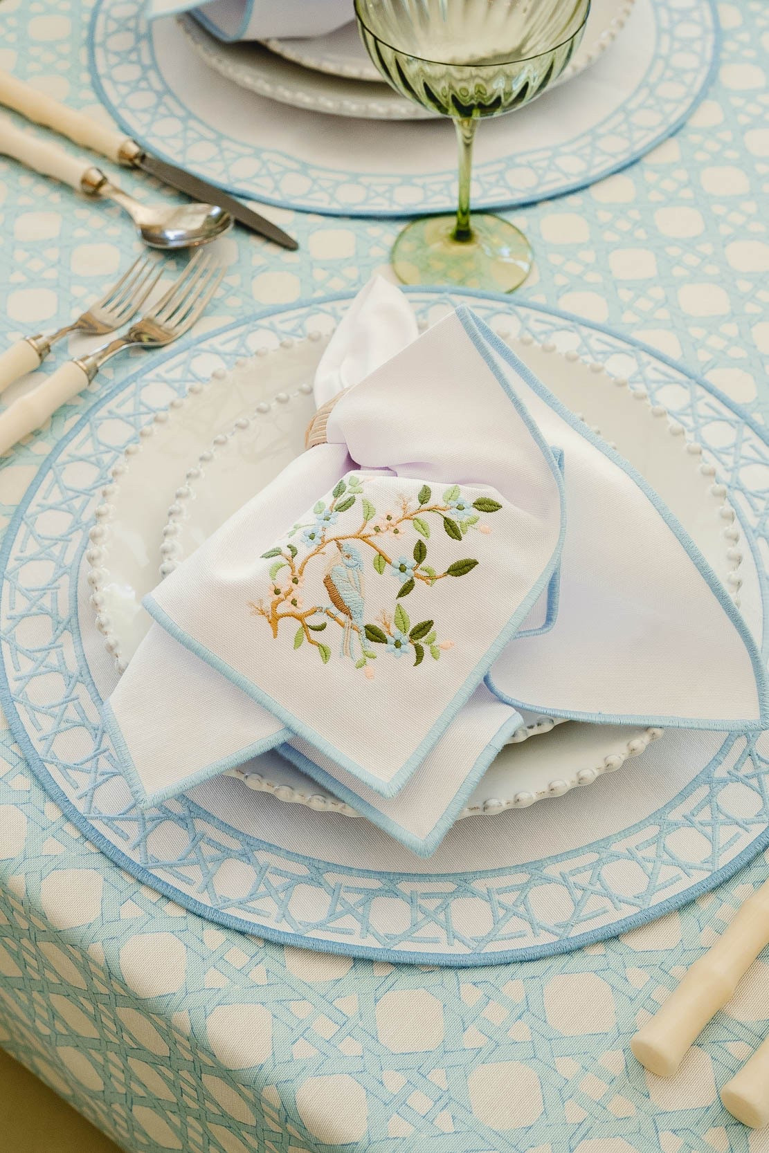 Table setting of my dreams! I love how beautifully these pieces from @cailinicoastal come together in my home.

#LTKHome