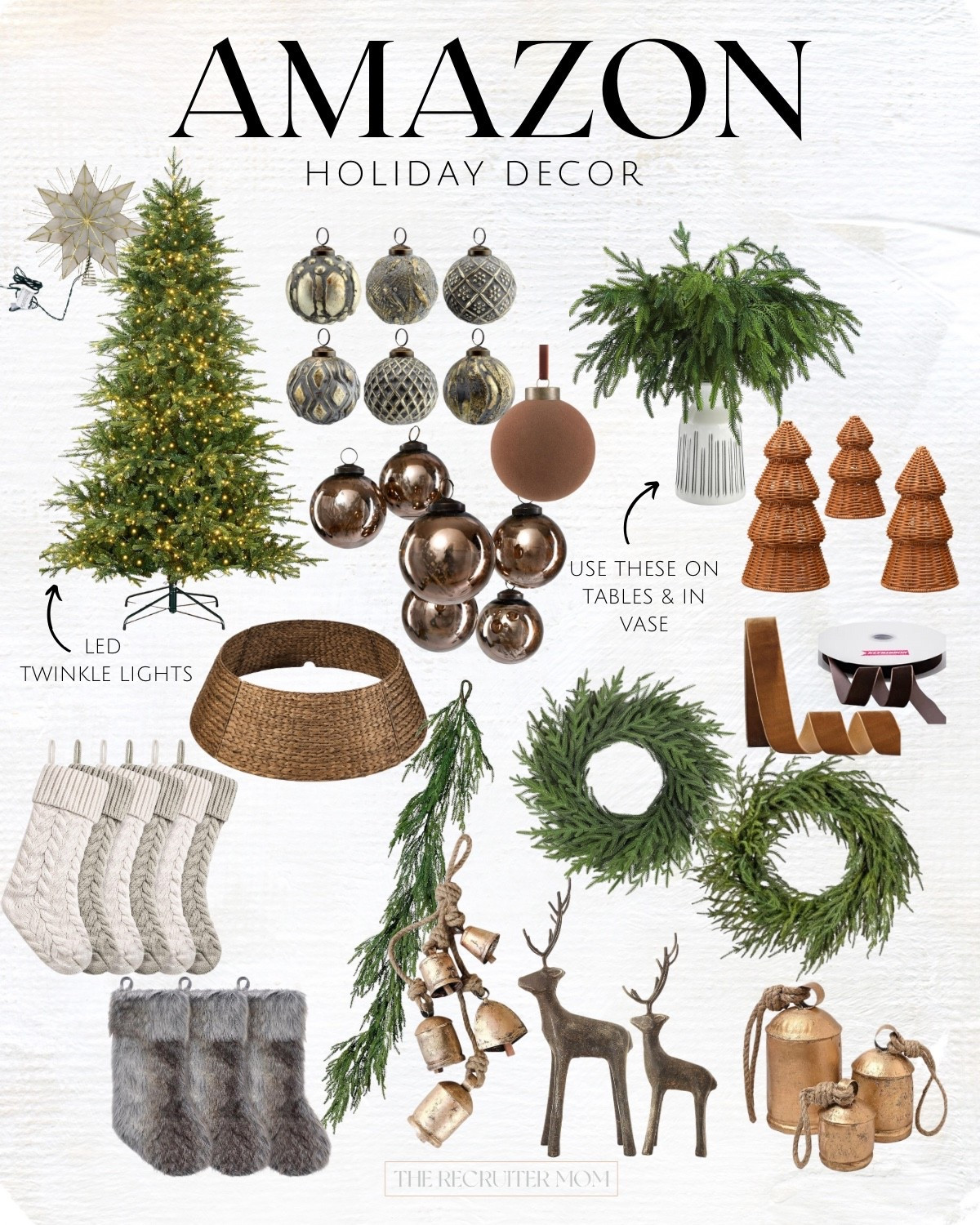Amazon Holiday Modern Rustic Neutral Home Decor #amazonhome #holidaydecor #christmashome 


#LTKHoliday #LTKHome #LTKSeasonal
