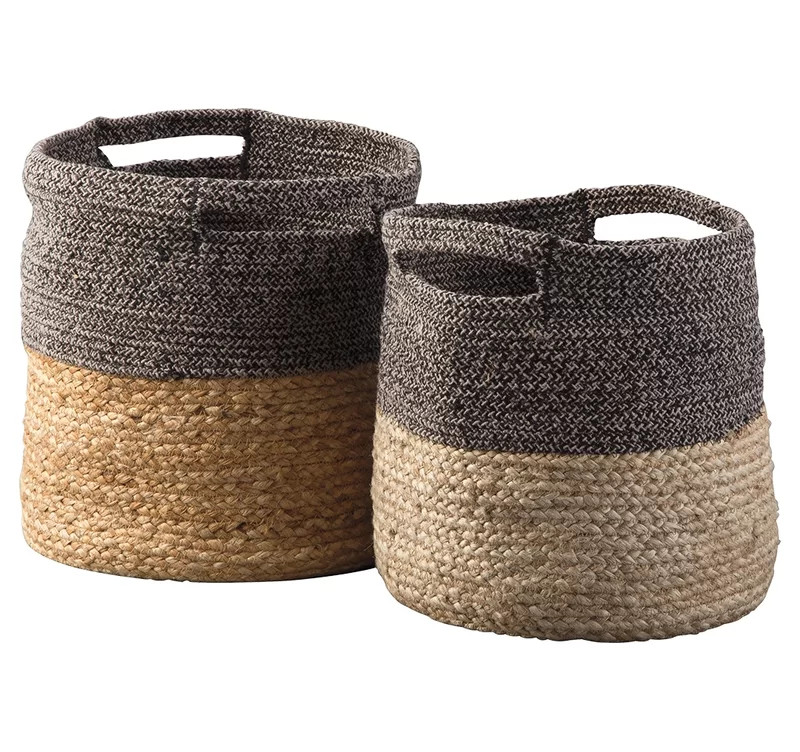 2 Piece Wicker Basket Set | Wayfair Professional