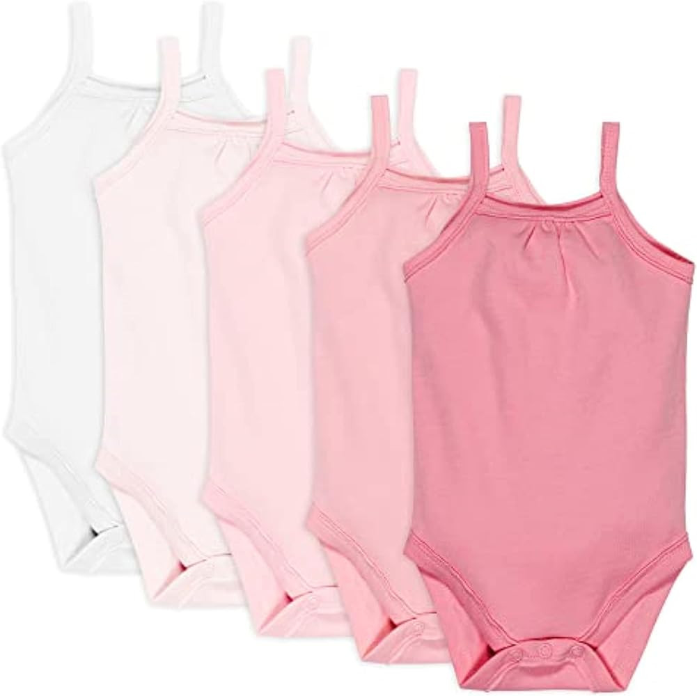 HonestBaby Multipack Sleeveless and Cami Bodysuits One-Piece 100% Organic Cotton for Infant Baby ... | Amazon (US)