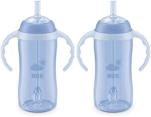 NUK Learner Straw Cup 10oz - Toddler Cup with Soft Straw for Easy Drinking Suitable for Ages 8 Mo... | Amazon (US)
