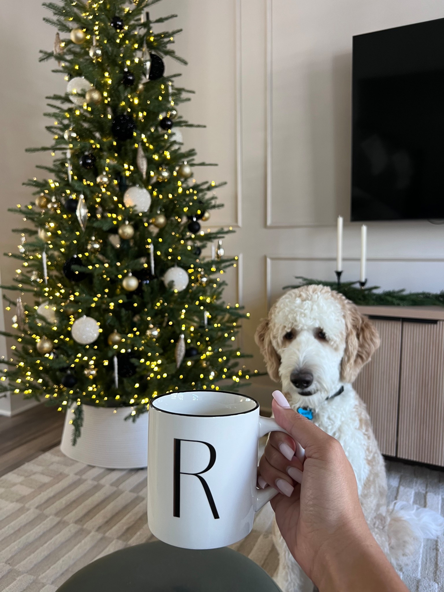 Officially out of office. Enjoying this time of rest and reflection! 

Monty’s first birthday is on Christmas Day. So excited to celebrate him with our family ❤️

I was gifted this mug last year. I linked this one and a few others from Target.  

#LTKHome #LTKHoliday