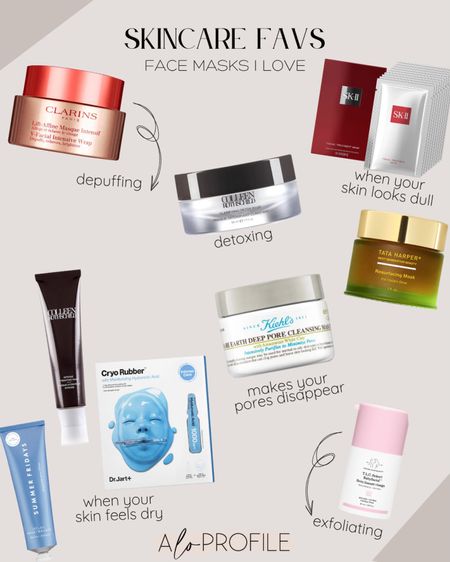 Face masks I love! They all serve a different purpose for me & truly work wonders. // skincare, face masks, selfcare, face mask