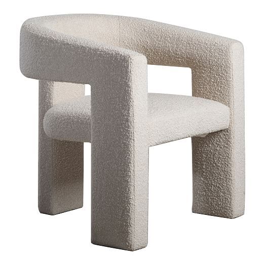 Upholstered 3-Leg Chair | West Elm (US)