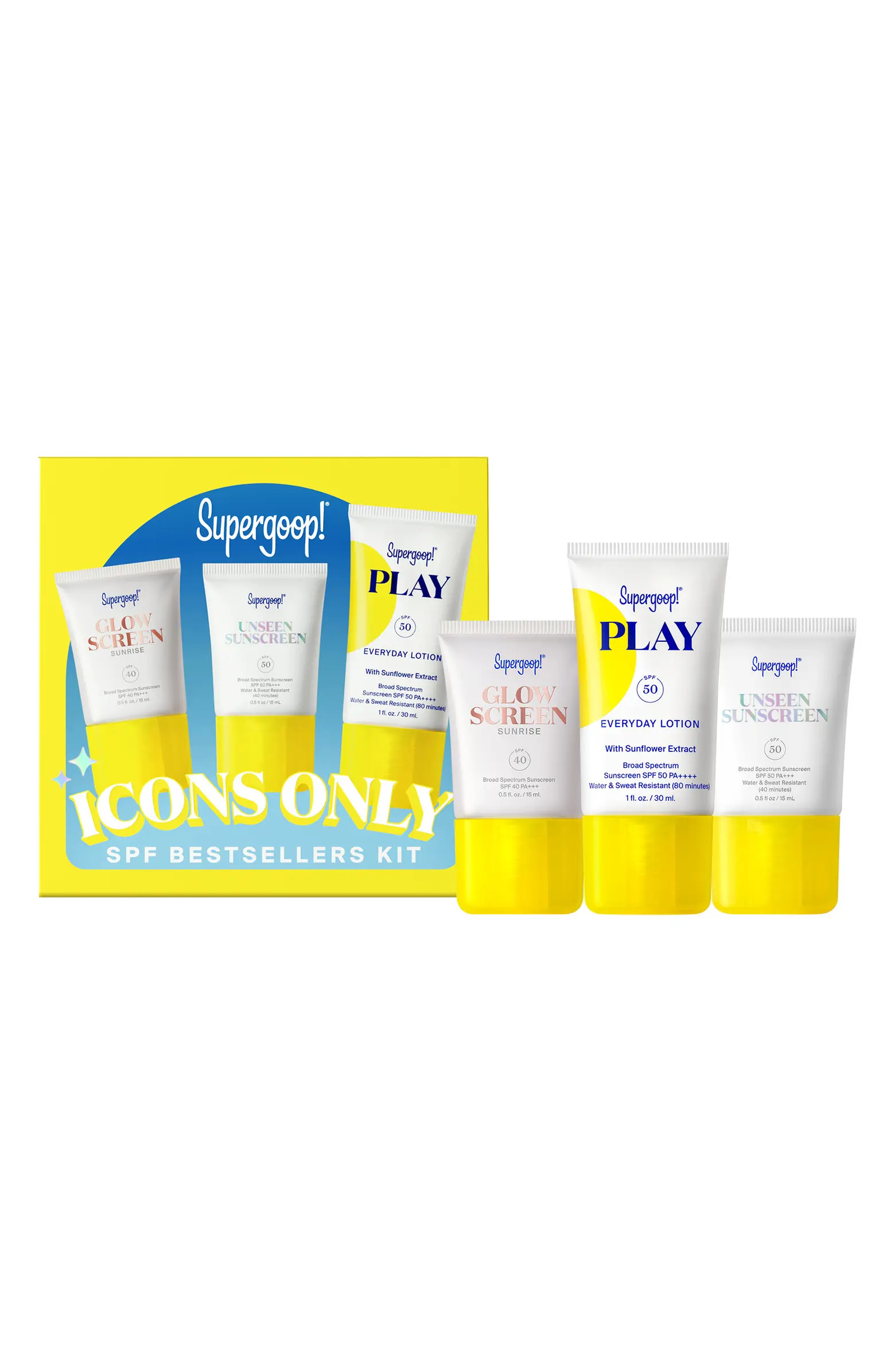 Icons Only 3-Piece Sunscreen Set $48 Value | Nordstrom